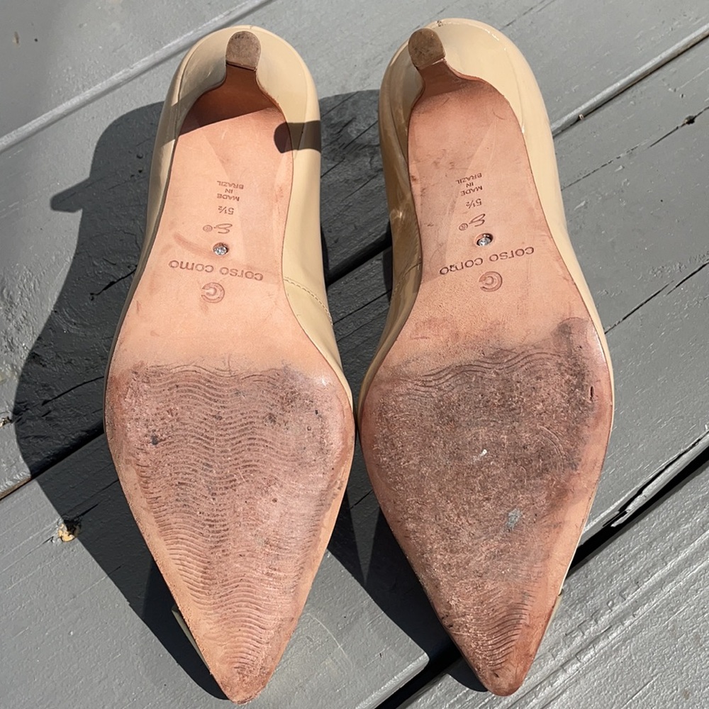 Corso como beige heels. Made in Brazil.Size 5,5. - Picture 14 of 16